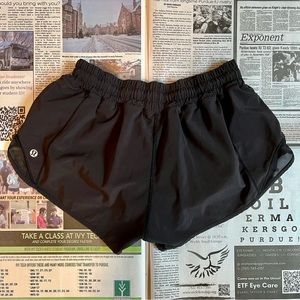Lululemon Black Hotty Hot Shorts